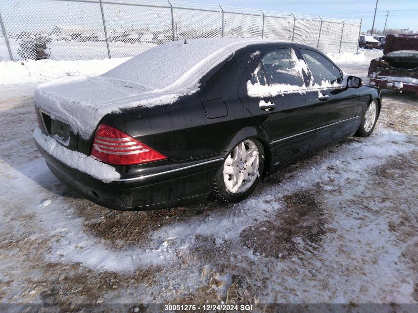 2003 Mercedes-Benz S-Class VIN: WDBNF83J43A351305 Lot: 30051276