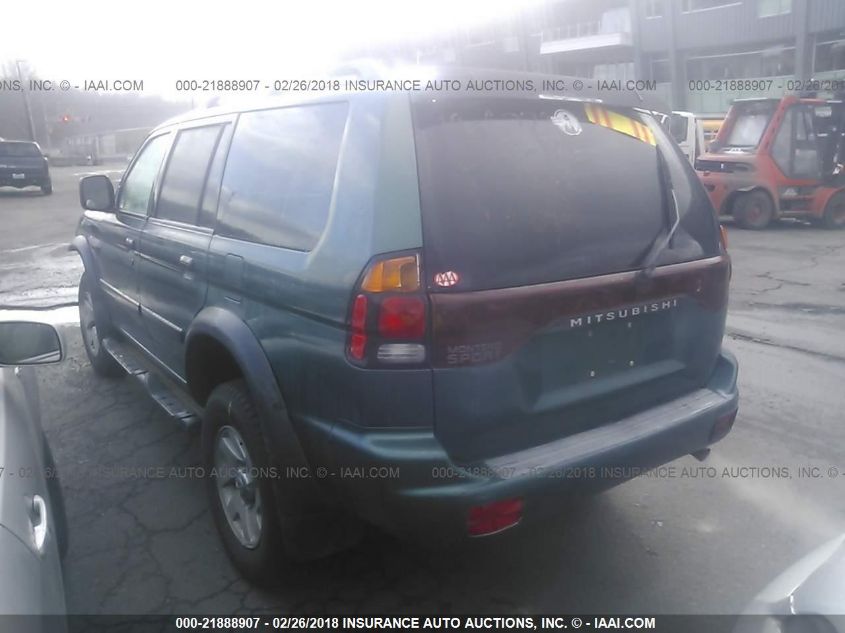 2003 Mitsubishi Montero Sport Es/Sport Ls VIN: JA4LS21H73J034906 Lot: 21888907