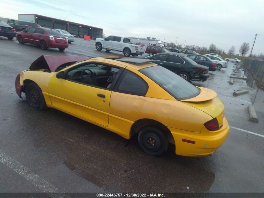 2003 Pontiac Sunfire VIN: 1G2JB12FX37284713 Lot: 22446757