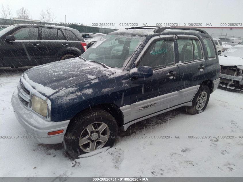 2002 Chevrolet Tracker Hard Top Lt VIN: 2CNBJ634826954251 Lot: 26820731