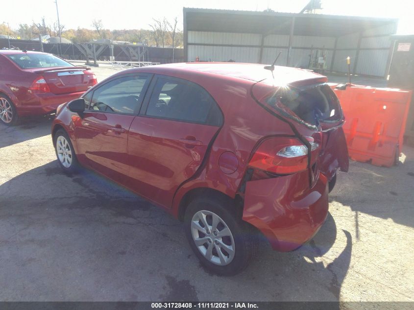 2014 Kia Rio Lx VIN: KNADM5A32E6334009 Lot: 31728408