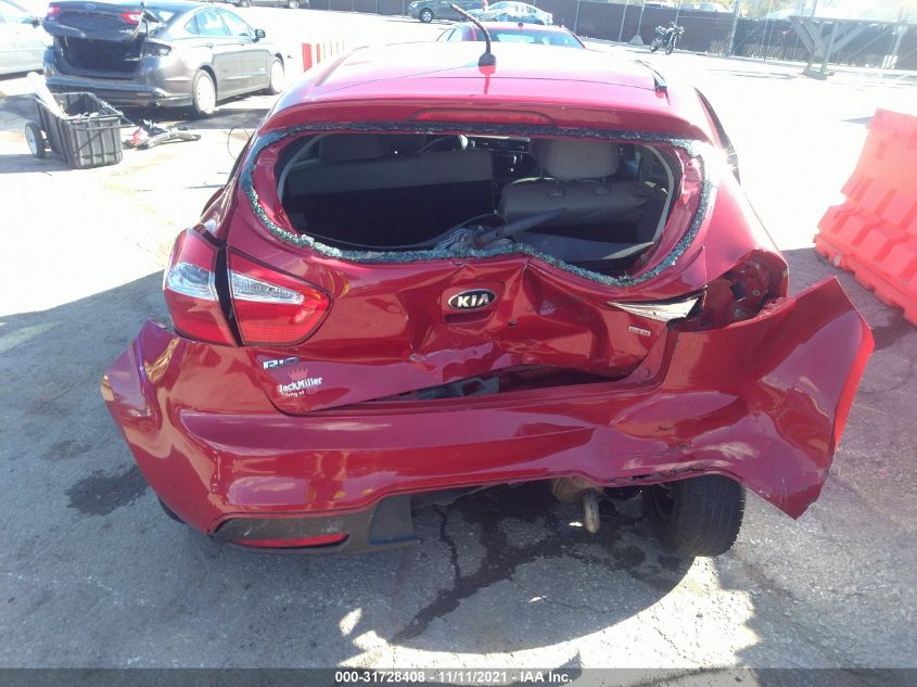 2014 Kia Rio Lx VIN: KNADM5A32E6334009 Lot: 31728408