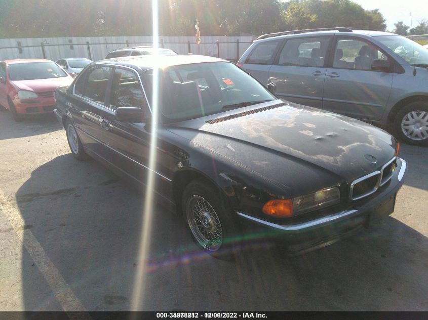 1998 BMW 740Il VIN: WBAGJ8324WDM10533 Lot: 34978212