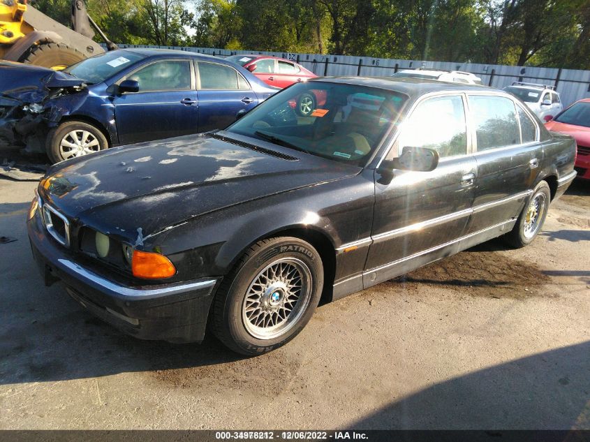 1998 BMW 740Il VIN: WBAGJ8324WDM10533 Lot: 34978212