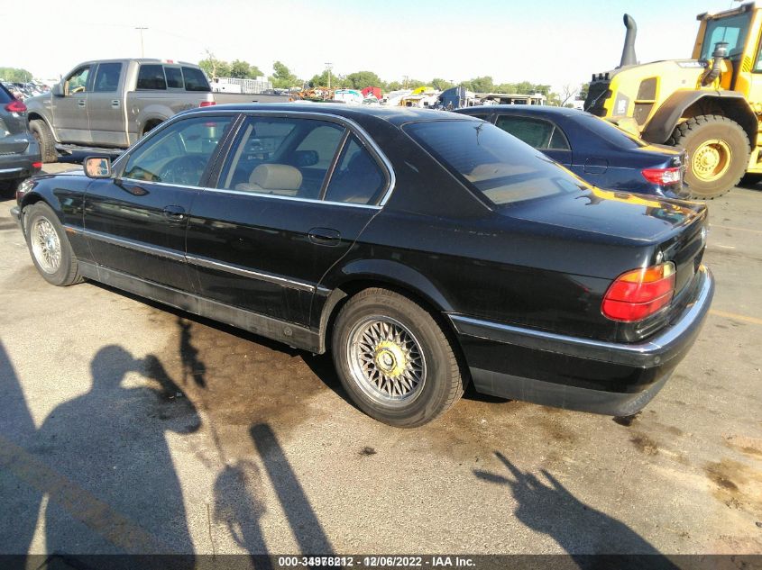 1998 BMW 740Il VIN: WBAGJ8324WDM10533 Lot: 34978212