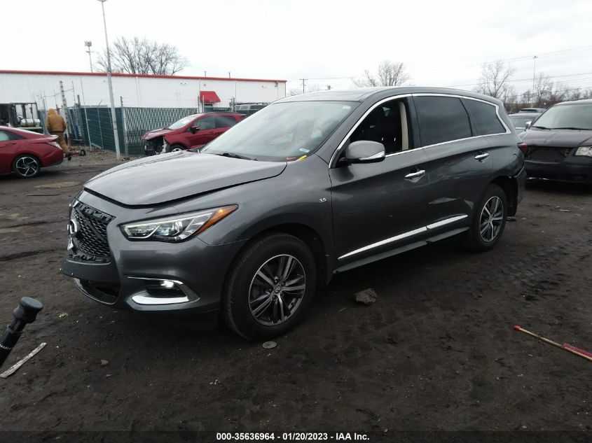 2019 Infiniti Qx60 Pure VIN: 5N1DL0MMXKC523920 Lot: 35636964