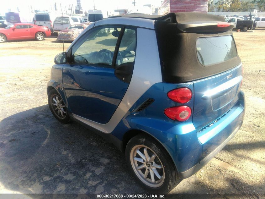 2009 Smart Fortwo Passion/Brabus VIN: WMEEK31XX9K284673 Lot: 36217688