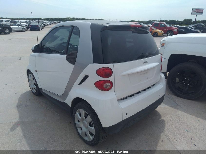 2013 Smart Fortwo Passion/Pure VIN: WMEEJ3BA4DK625667 Lot: 36347808