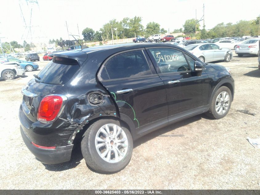 2016 Fiat 500X Easy VIN: ZFBCFXBT0GP334173 Lot: 36625403