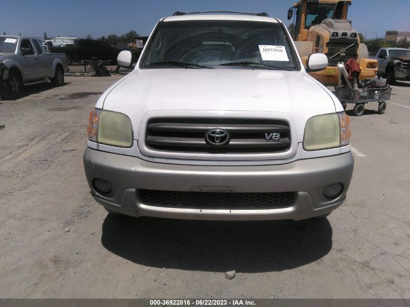 2004 Toyota Sequoia Sr5 V8 VIN: 5TDZT34A74S221438 Lot: 36922816