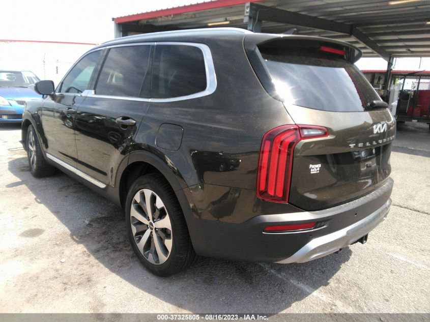 2022 Kia Telluride Ex VIN: 5XYP34HC7NG255757 Lot: 37325805