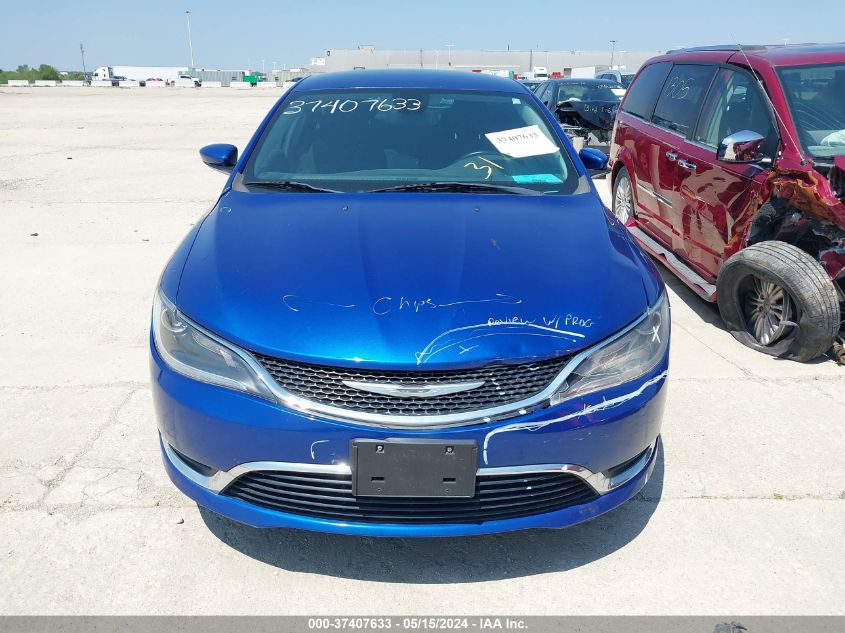 2016 Chrysler 200 Limited VIN: 1C3CCCAG5GN148437 Lot: 37407633