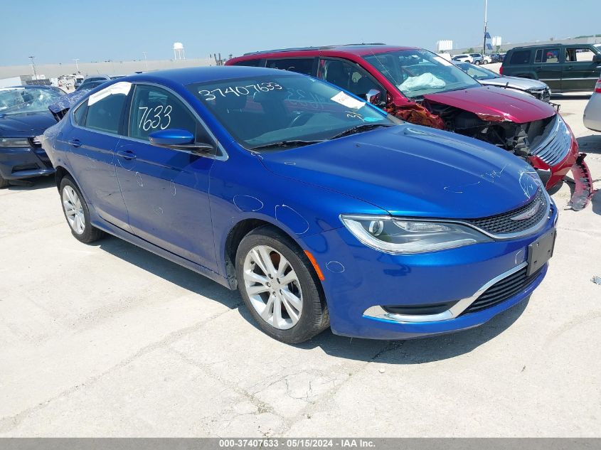 2016 Chrysler 200 Limited VIN: 1C3CCCAG5GN148437 Lot: 37407633