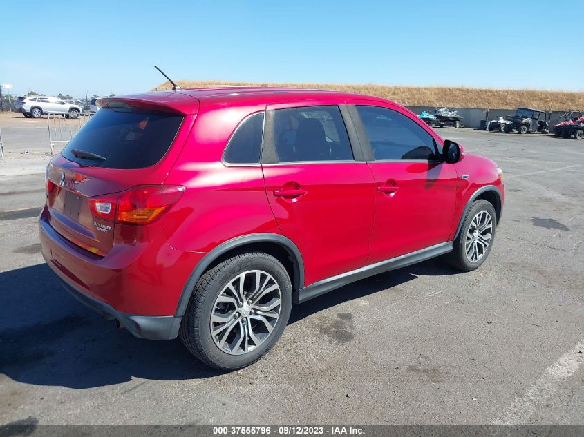 2016 Mitsubishi Outlander Sport 2.0 Es VIN: JA4AP3AU0GZ033857 Lot: 37555796