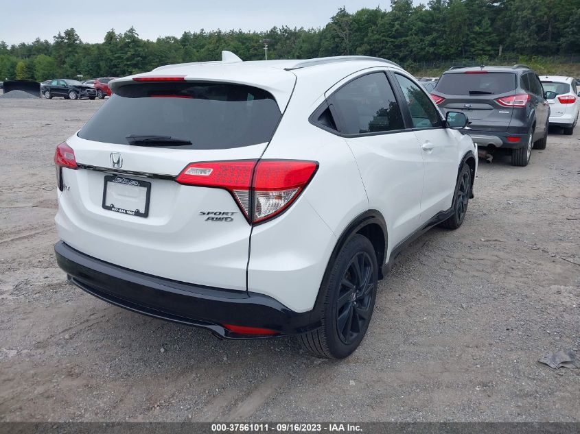 2022 Honda Hr-V Awd Sport VIN: 3CZRU6H11NM711037 Lot: 37561011