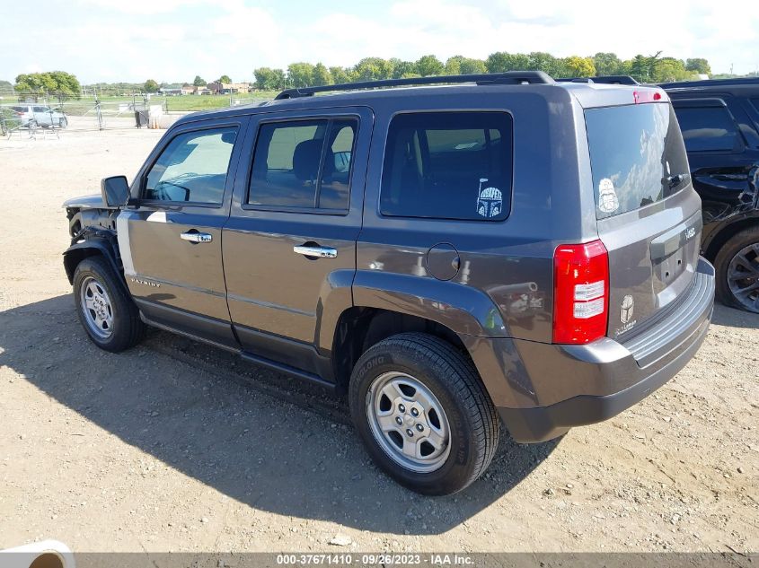 2015 Jeep Patriot Sport VIN: 1C4NJPBB1FD236362 Lot: 37671410