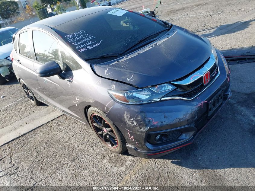 2018 Honda Fit Sport VIN: 3HGGK5G6XJM700589 Lot: 37892584