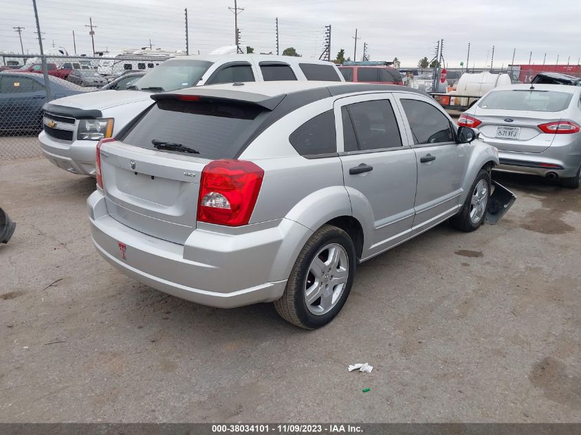 2008 Dodge Caliber Sxt VIN: 1B3HB48BX8D653371 Lot: 38034101