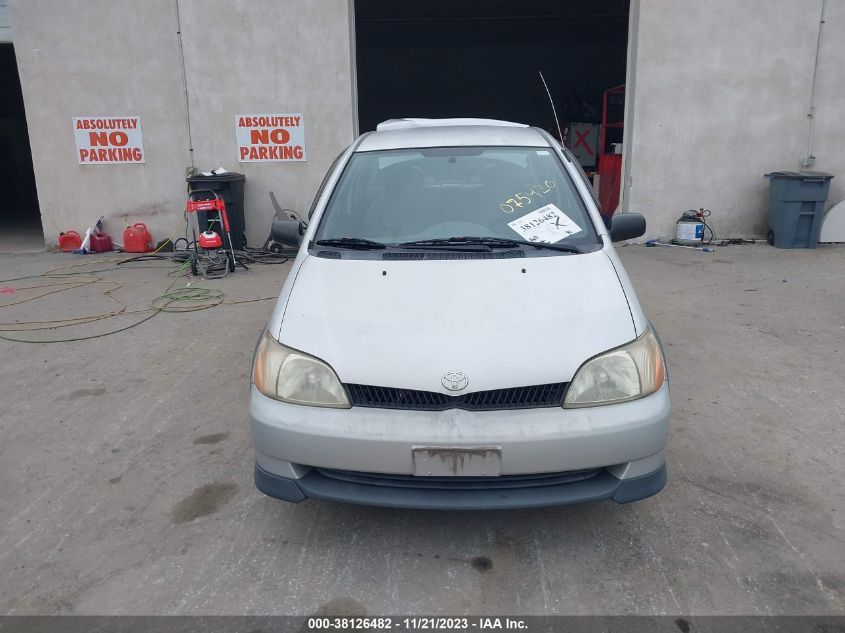 2000 Toyota Echo VIN: JTDBT1239Y0075420 Lot: 38126482