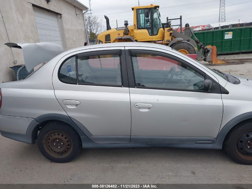 2000 Toyota Echo VIN: JTDBT1239Y0075420 Lot: 38126482