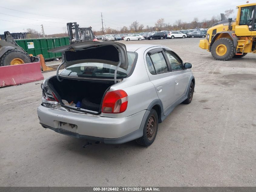 2000 Toyota Echo VIN: JTDBT1239Y0075420 Lot: 38126482