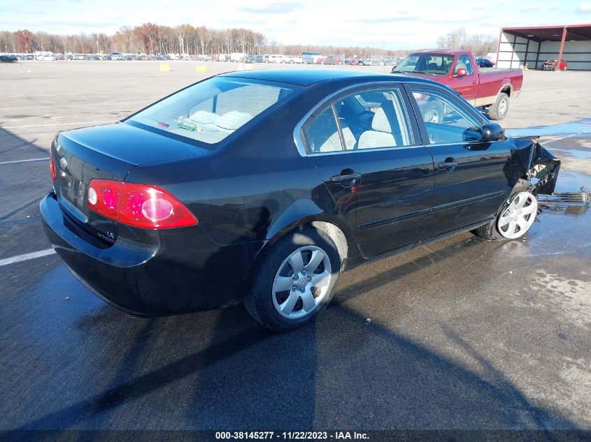 2008 Kia Optima Lx VIN: KNAGE123785217747 Lot: 38145277