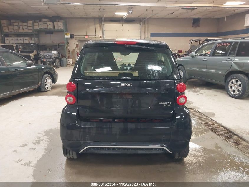 2015 Smart Fortwo Electric Drive Passion VIN: WMEEJ9AAXFK824424 Lot: 38162334