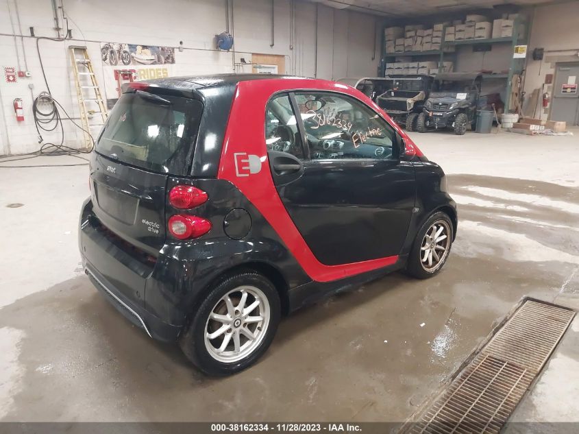 2015 Smart Fortwo Electric Drive Passion VIN: WMEEJ9AAXFK824424 Lot: 38162334