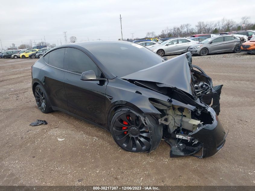 2023 Tesla Model Y Performance Dual Motor All-Wheel Drive/Awd VIN: 7SAYGDEF8PF750800 Lot: 38217387