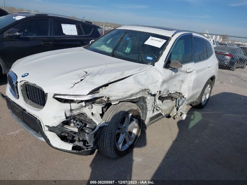 2019 BMW X3 Sdrive30I VIN: 5UXTR7C54KLF25083 Lot: 38255587