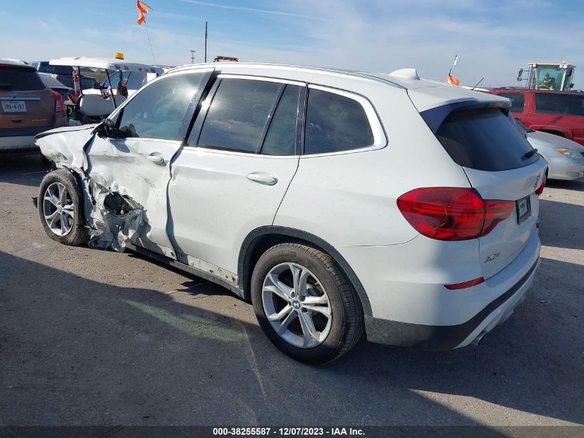 2019 BMW X3 Sdrive30I VIN: 5UXTR7C54KLF25083 Lot: 38255587