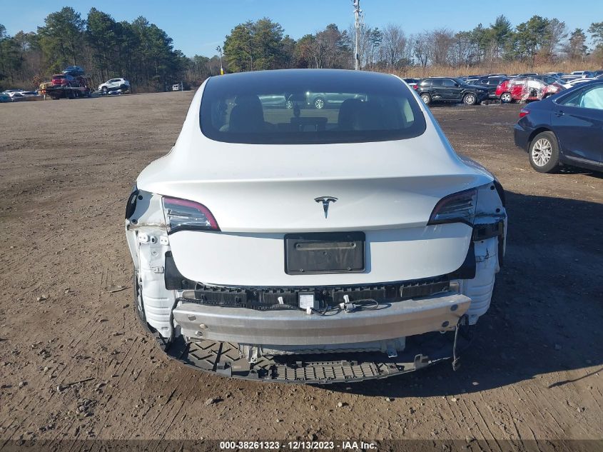 2021 Tesla Model 3 Standard Range Plus Rear-Wheel Drive VIN: 5YJ3E1EAXMF867712 Lot: 38261323