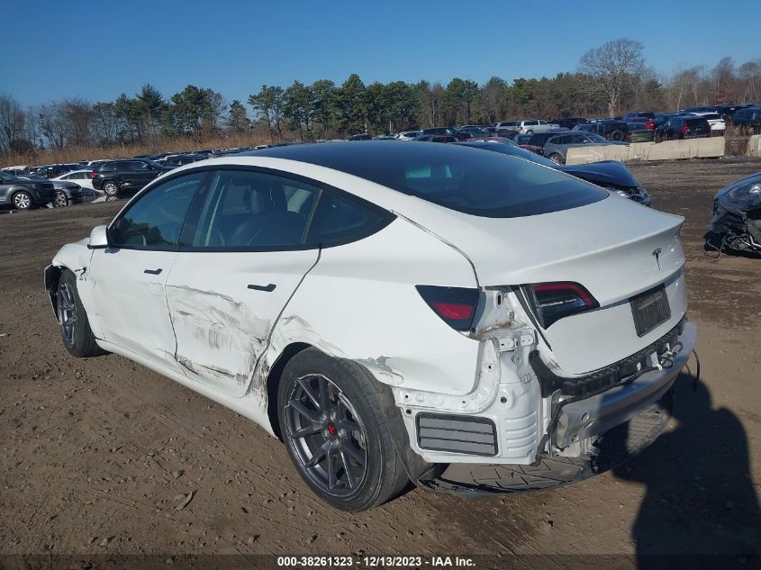 2021 Tesla Model 3 Standard Range Plus Rear-Wheel Drive VIN: 5YJ3E1EAXMF867712 Lot: 38261323