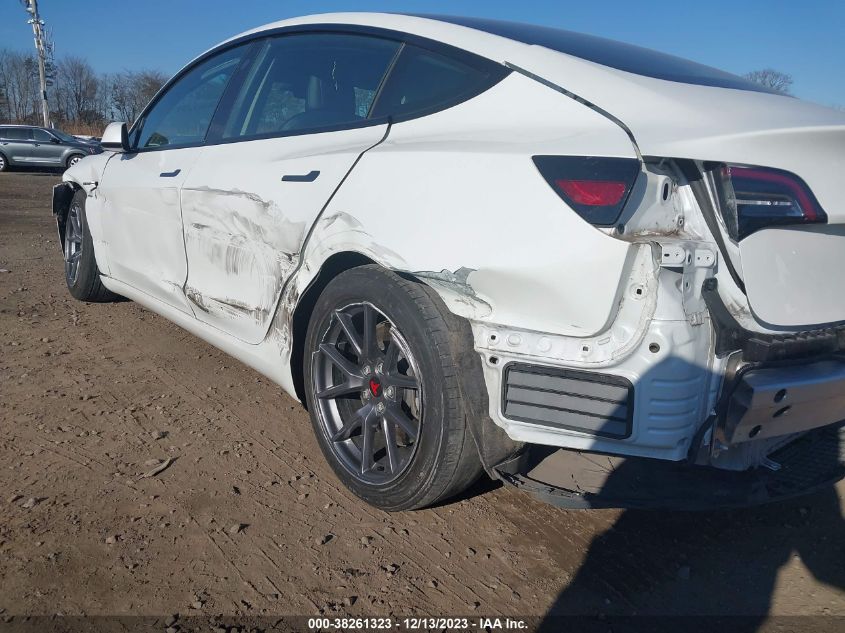 2021 Tesla Model 3 Standard Range Plus Rear-Wheel Drive VIN: 5YJ3E1EAXMF867712 Lot: 38261323