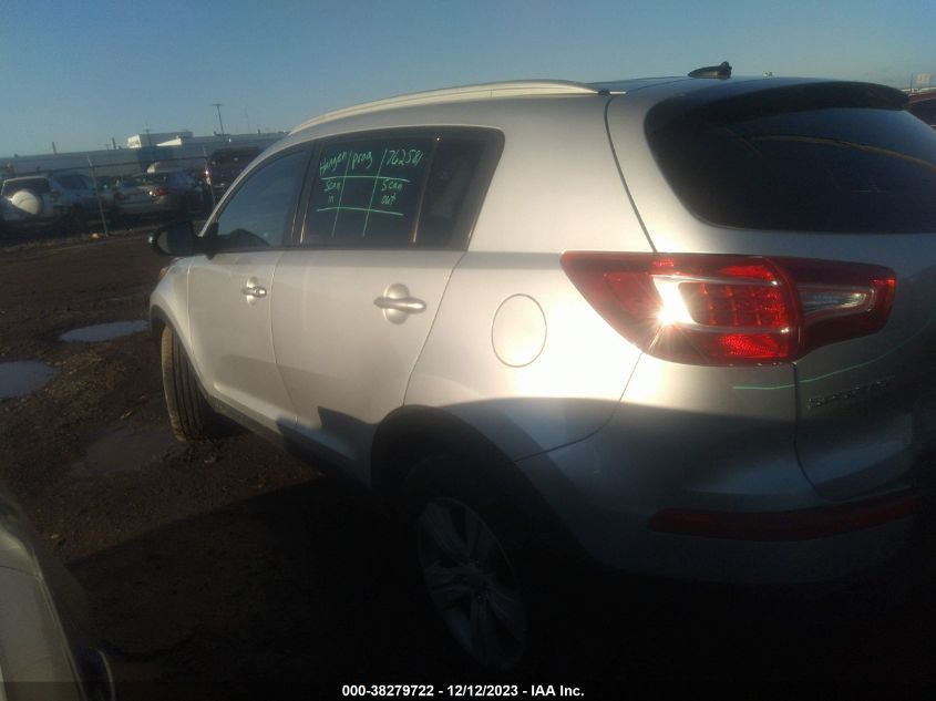 2012 Kia Sportage Lx VIN: KNDPB3A27C7216031 Lot: 38279722