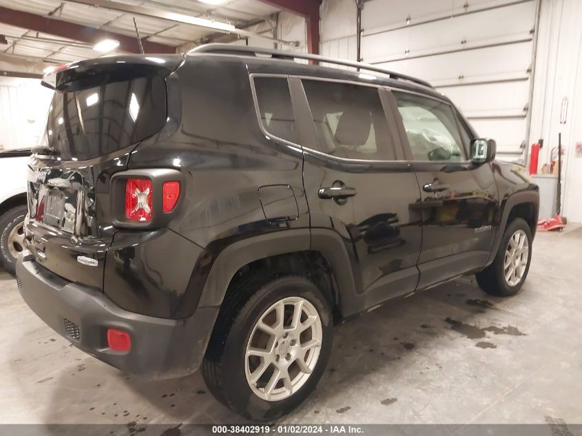 2021 Jeep Renegade Latitude 4X4 VIN: ZACNJDBB1MPM25412 Lot: 38402919