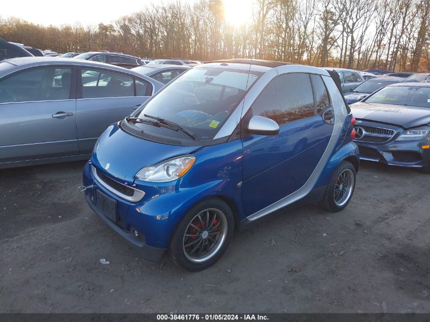 2008 Smart Fortwo Passion VIN: WMEEK31X48K167864 Lot: 38461776