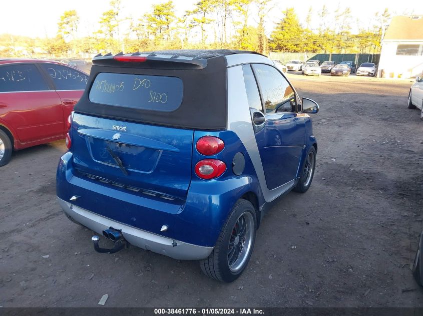 2008 Smart Fortwo Passion VIN: WMEEK31X48K167864 Lot: 38461776