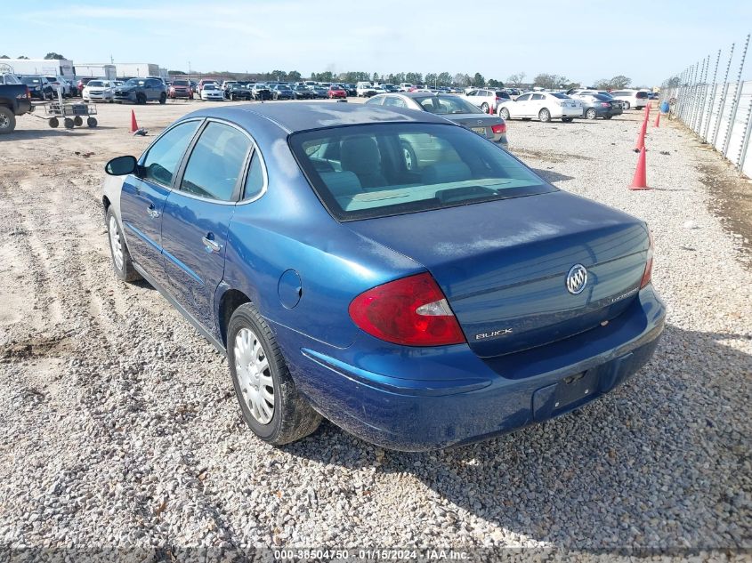 2005 Buick Lacrosse Cx VIN: 2G4WC532551259618 Lot: 38504750