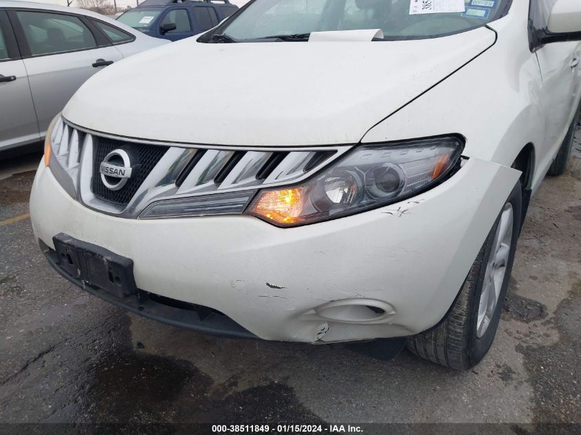 2009 Nissan Murano S VIN: JN8AZ18U09W028175 Lot: 38511849