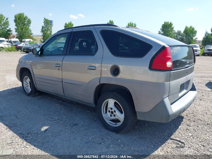 2001 Pontiac Aztek Gt VIN: 3G7DA03E91S530014 Lot: 38527642