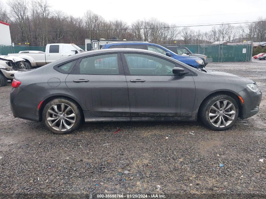 2015 Chrysler 200 S VIN: 1C3CCCDGXFN618083 Lot: 38558766