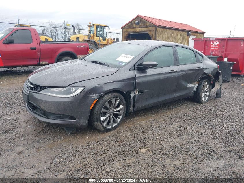 2015 Chrysler 200 S VIN: 1C3CCCDGXFN618083 Lot: 38558766