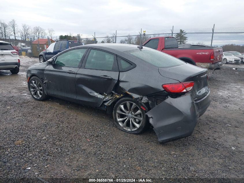 2015 Chrysler 200 S VIN: 1C3CCCDGXFN618083 Lot: 38558766