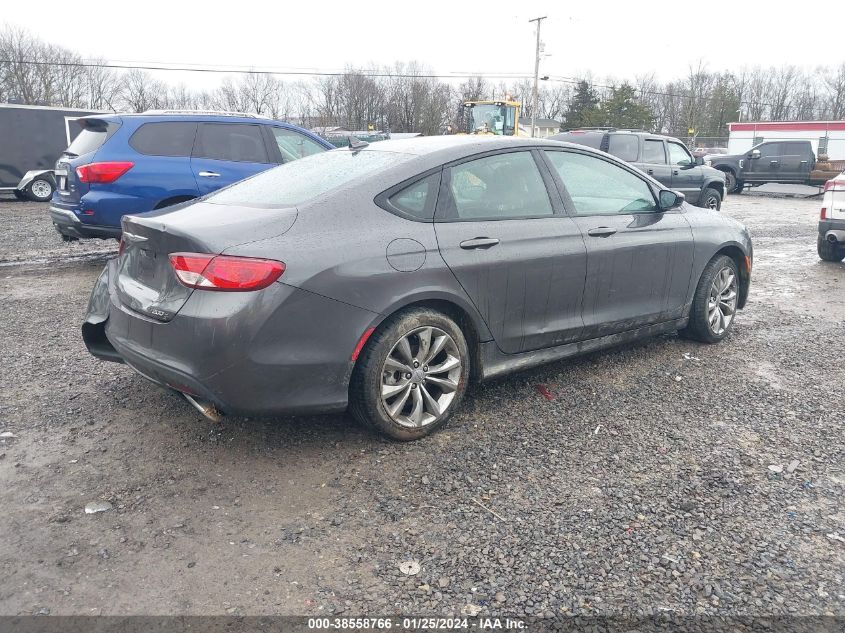 2015 Chrysler 200 S VIN: 1C3CCCDGXFN618083 Lot: 38558766