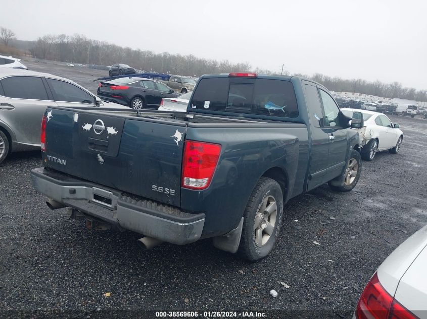 2004 Nissan Titan Se VIN: 1N6AA06A84N566348 Lot: 38569606