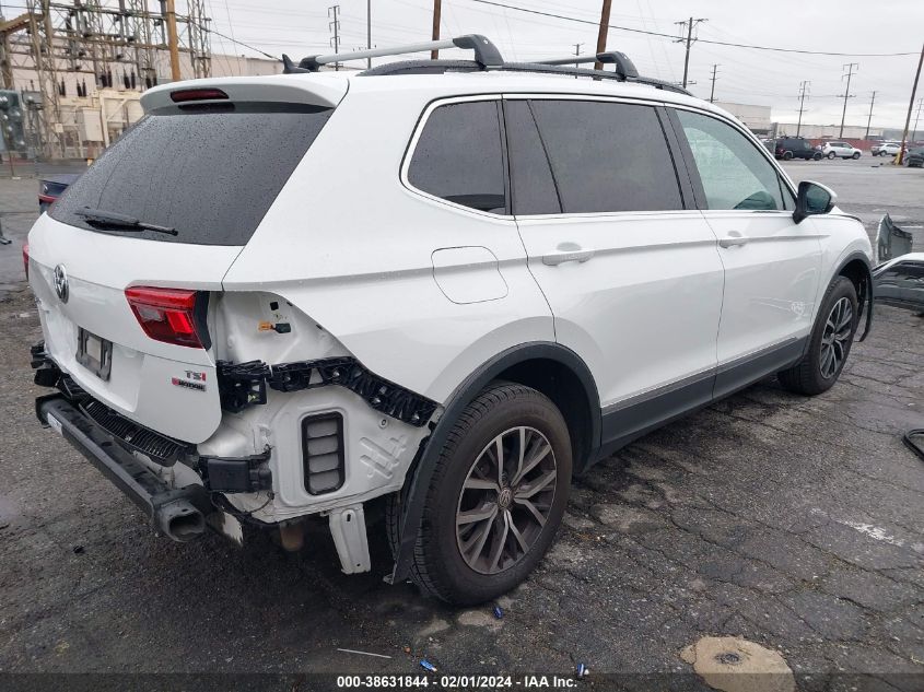 2018 Volkswagen Tiguan 2.0T Se/2.0T Sel VIN: 3VV2B7AX0JM219080 Lot: 38631844