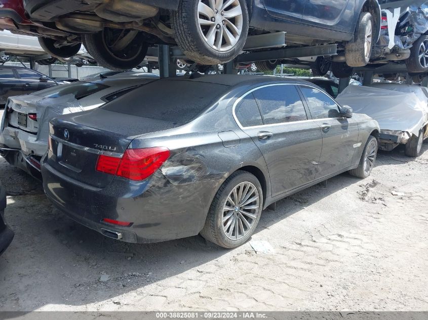 2012 BMW 740Li VIN: WBAKB4C50CC575412 Lot: 38825081