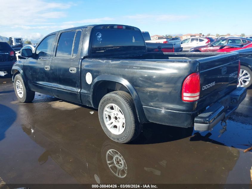 2003 Dodge Dakota Sport/Sxt VIN: 1D7HL38X53S381338 Lot: 38840426