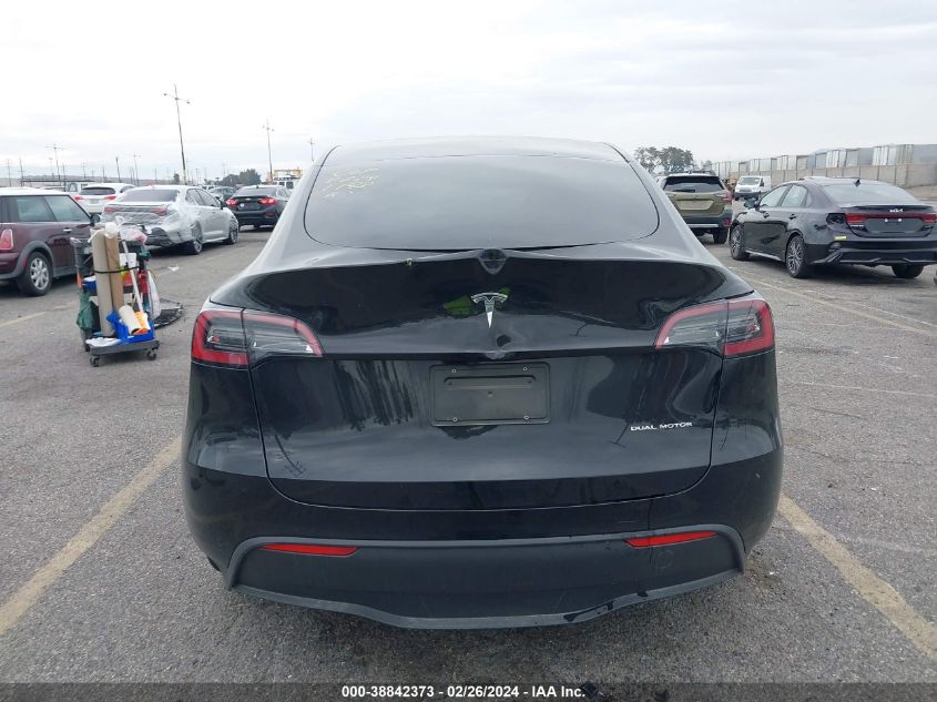 2023 Tesla Model Y Awd/Long Range Dual Motor All-Wheel Drive VIN: 7SAYGDEE7PA142402 Lot: 38842373